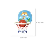 Chmadoxn Adjustable Indoor Hanging Basketball Hoop for Toddlers 1-3 Years - Baby Basketball Stand with Soft Foam Ball, Home Play Toy for Boys & Girls, Motor Skills Development & Early Sports Fun