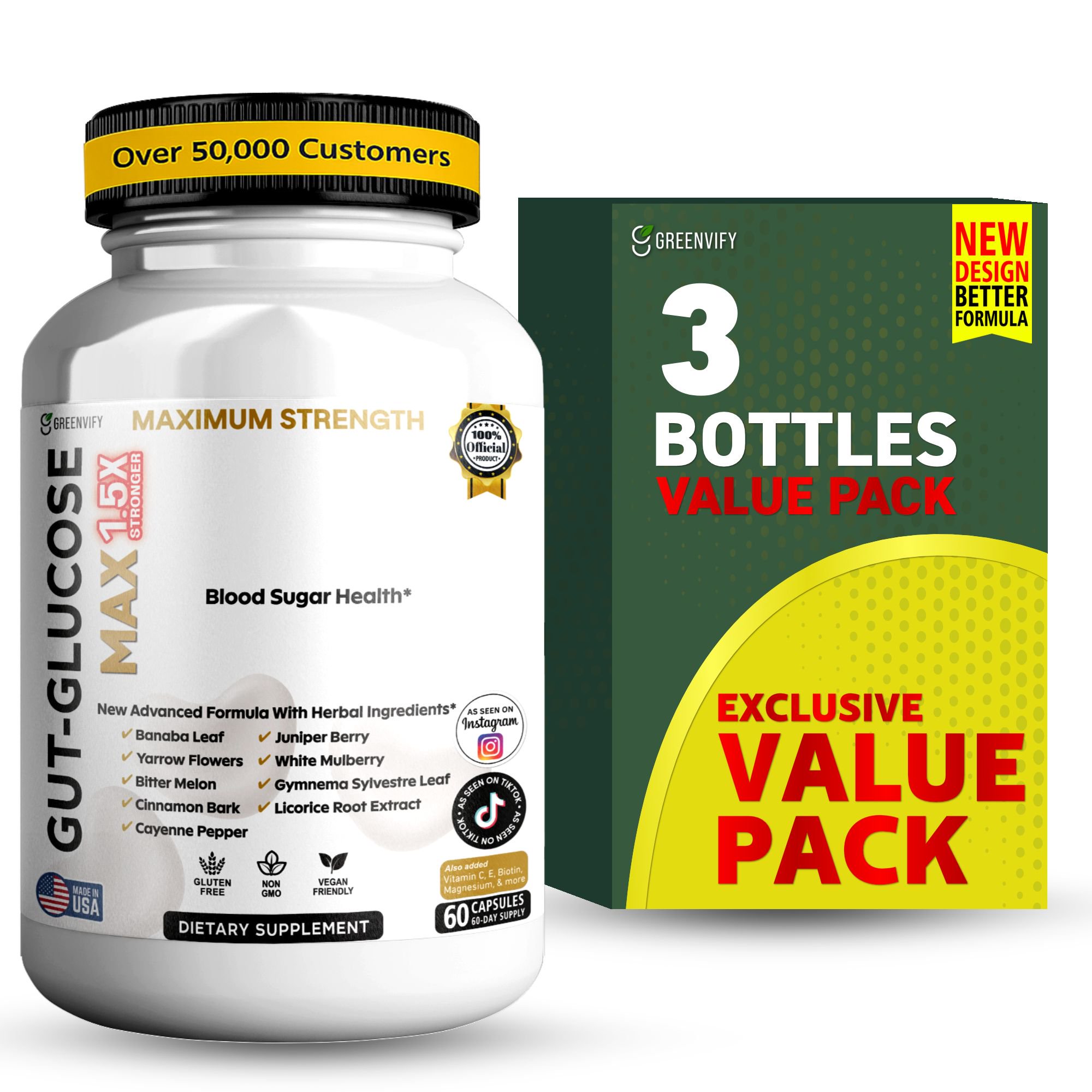 GreenVify Gut Glucose Max