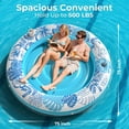 thumbnail image 3 of Tumbona inflable para bronceado Float POOLACC 6 en 1 azul, 3 of 8