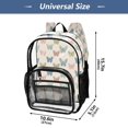 thumbnail image 4 of PVC Transparent Backpacks Clear Backpack for Travel and Outings Cute Pastel Butterfly Pattern, 4 of 7