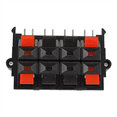 thumbnail image 4 of 6 Pcs 64X40X20mm 8 Positions Bornes de Haut-Parleur à Ressort, 4 of 5
