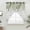 Sage Green Grey, variant on Green Swag Valances for Windows, Kitchen Window Curtains Over Sink, Eucalyptus Leaves Window Treatment Curtains for Living Room/Bedroom Curtains 2 Panel Sets 36"x45"