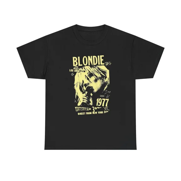 Blondie Inspired Vintage 70s Punk New Wave Art Graphic Unisex T-Shirt, up to size 5XL