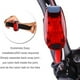 thumbnail image 4 of Luz Trasera de Seguridad de 8 Piezas, Luz Trasera de Bicicleta Roja Intermitente Impermeable, Adecuada para Correr, Caminar, Andar en Bicicleta, Casco, Etc., 4 of 5