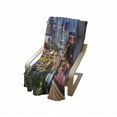 thumbnail image 4 of United States Soft Flannel Fleece Blanket, Atlanta Georgia Urban Busy Town with Skyscrapers City Landscape, Cozy Plush for Indoor and Outdoor Use, 70" x 90", Pale Blue Yellow Coral, by Ambesonne, 4 of 6