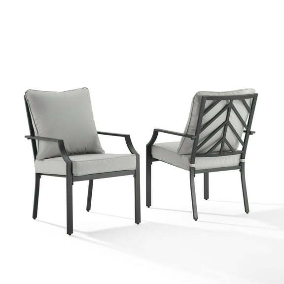 Crosley Furniture Otto 2-Piece Outdoor Chair Set, Dining Patio Chairs for Deck, Backyard