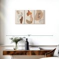 thumbnail image 3 of Elephant Stock Her Face And Body Wall Art - Horizontal Multi Panel Canvas - Living Room Wall Decor - People Multi Panel - Beige And Brown Decor - 32" x 15", 3 of 8