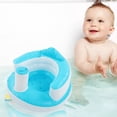 thumbnail image 3 of Silla De Aprendizaje Para Bebé, Silla De Bebé Inflable PVC Conveniente Fácil De Almacenar Azul Para El Hogar, 3 of 7