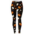 thumbnail image 3 of Joggers for Women High Waisted Soft Printed Halloween Athletic Workout Leggings Black Vacation Outfits for Women M, 3 of 3
