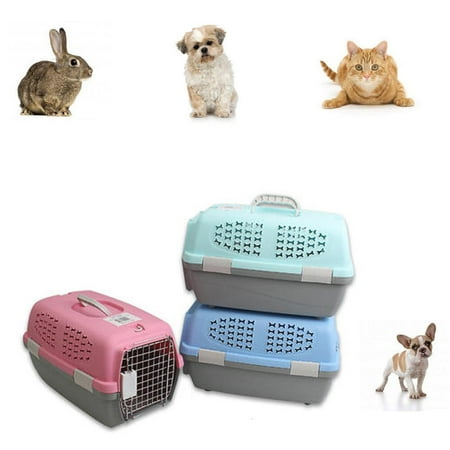 Dog Travel Kennel - Pet Carrier Portable Dog Cat Crate Travel Small Light Weight Cage Kennel Case !!