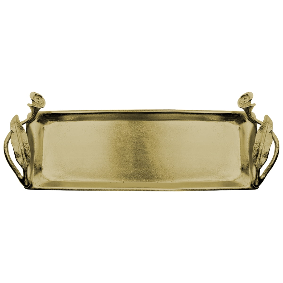 Metal Vanity Tray for Dresser Nightstand Makeup Perfume Skincare Organizer Decorative Gold Accessory Bathroom Sink Countertop Bedroom Table Decor