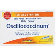 Boiron Oscillococcinum Unit Dose, Homeopathic Medicine for Flu-Like Symptoms, 6 Doses