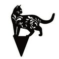 thumbnail image 1 of Fiudx Adornos de Jardín de Gato Negro, Diseño Acrílico Hueco, Resistentes a La Intemperie, Estatuas Decorativas para Jardín, Decoración Única para Exteriores, Regalo Ideal para Amantes de La Jardiner, 1 of 1