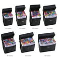 thumbnail image 2 of 40 Colors Markers Dual Marker Pen Sketching Writing Painting Underlining Marker Artist Drawing Double-Ended Art Markers with Zip Storage Bag, 2 of 7