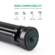 Zeadio Compact Metal Mini Tripod, Lightweight Tabletop Stand for Gimbal Stabilizers and Cameras