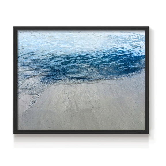 Aegean Blue Water by Nan - Restickable Framed Giclée Print