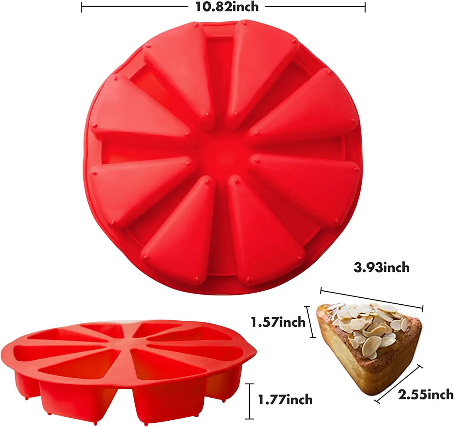 Silicone Scone Pan – Red - Be Made