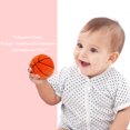 thumbnail image 4 of Lullaberry 3” My First Basketball - Plush Baby Rattle Sensory Toy - Safe Soft Sports Toy for Infants Boys and Girls, 4 of 5