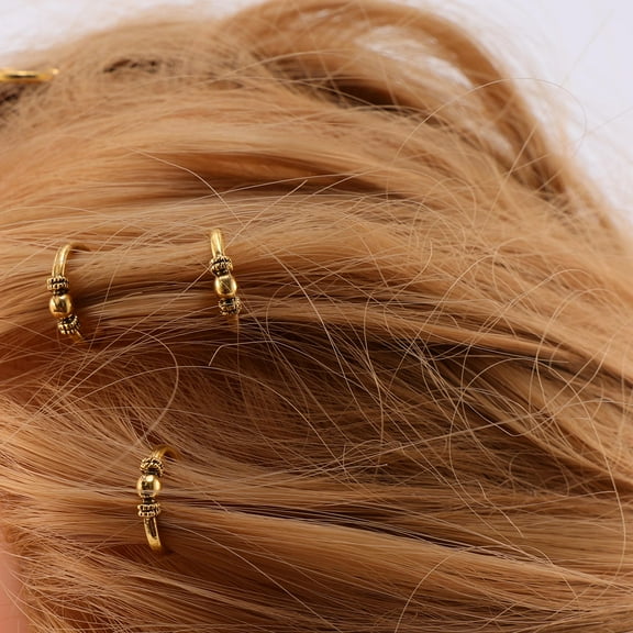 WEUVEB 4 Bags of 20pcs Small Hair Clips for Photo Sessions in Golden for Women