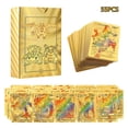 thumbnail image 2 of Juego de cartas de anime, cartas doradas, cartas de dibujos animados, cartas coleccionables para niños, cartas de juegos de mesa, cartas coleccionables, regalos para niños, 2 of 9