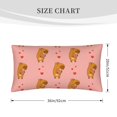 Capybaras Donut Pillow Cases Queen Envelope Closure Pillow Covers