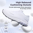 thumbnail image 4 of Artlea Wide Toe Box Running Shoes Women Arch Support Walking Sneakers for Plantar Fasciitis Athletic Tennis Orthotic Shoes for Gym Workout, US Size 7.5, 4 of 7