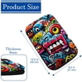 thumbnail image 4 of Graffiti Soft Comfortable Furry Printed Car Armrest Cover 12.5x8.2 Inch Armrest Accessory, 4 of 6