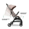 thumbnail image 3 of MAMA & BABY Packa Travel Stroller with One-Hand Automatic Folding, Ultra-Compact, Pink, 18.3LB, Unisex, 3 of 9