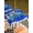 SteelBlue White Blue, variant on Outdoor Tablecloth with Umbrella Hole and Zipper, Black Christmas Truck Rectangle Table Cloth 60x120 Inch Waterproof Tablecloth, Xmas Tree Snowman Snowflake Picnic Table Cover for Patio Camping