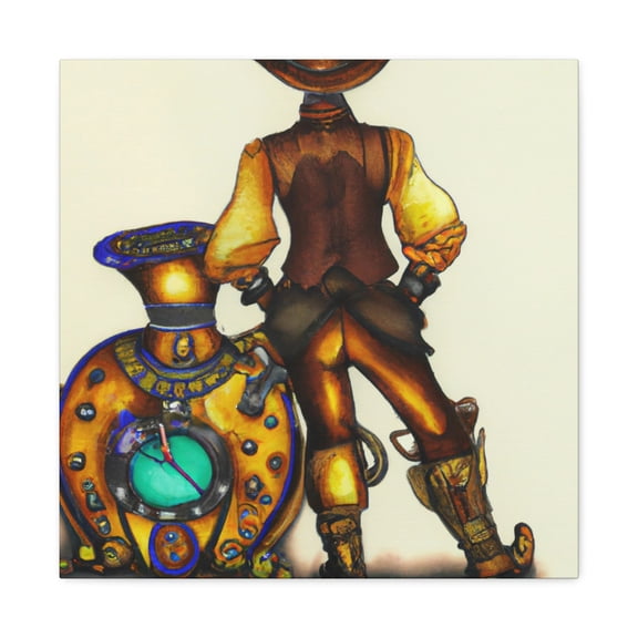 Saddles Back In Time - Canvas