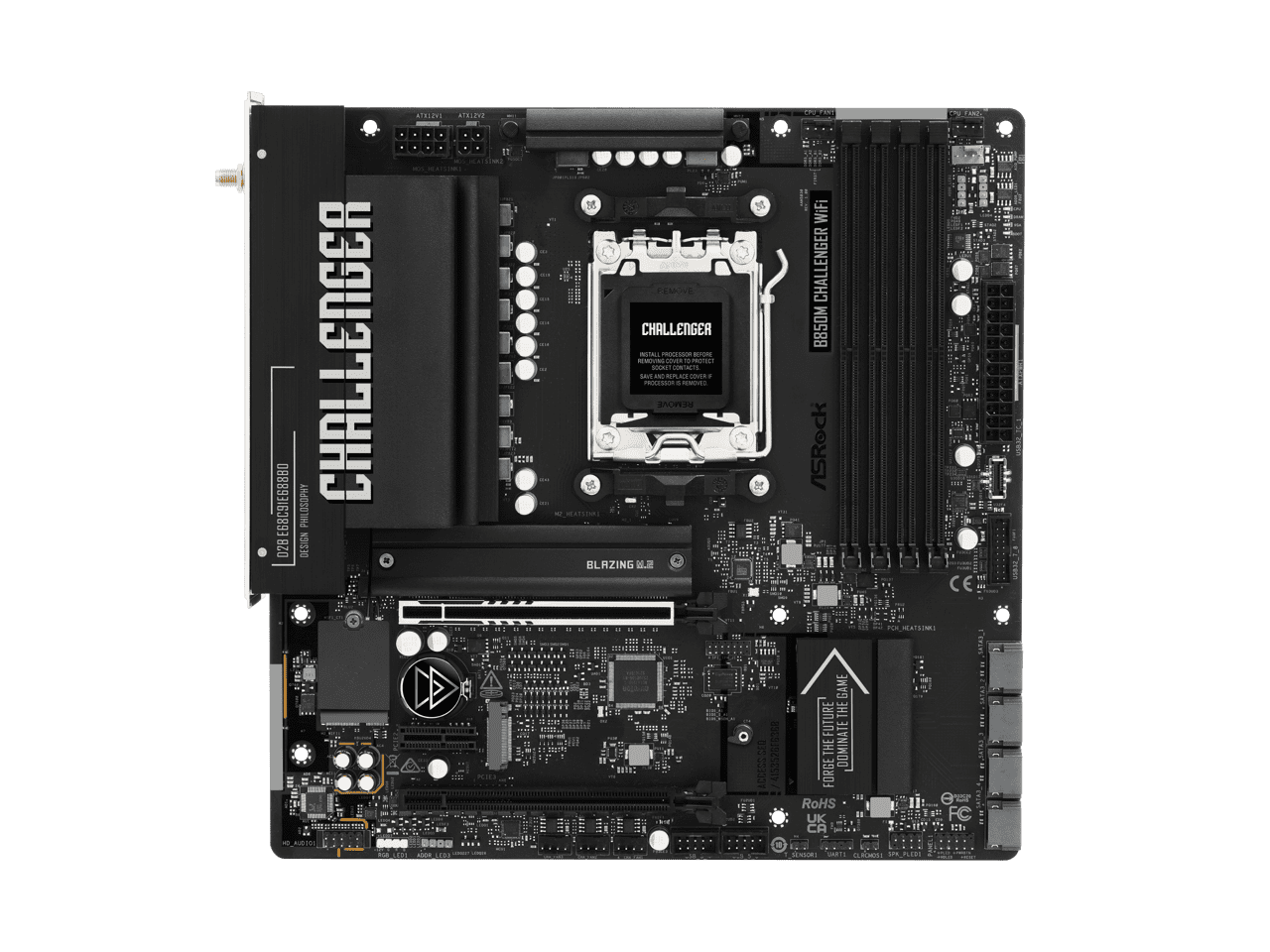 ASRock B850M Challenger WiFi AM5 AMD B850 Micro ATX Motherboard