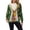 Army Green, variant on Women 3D Print Christmas Crewneck Sweatshirt with Novelty Santa and Cat Design Holiday Party Pullover Top