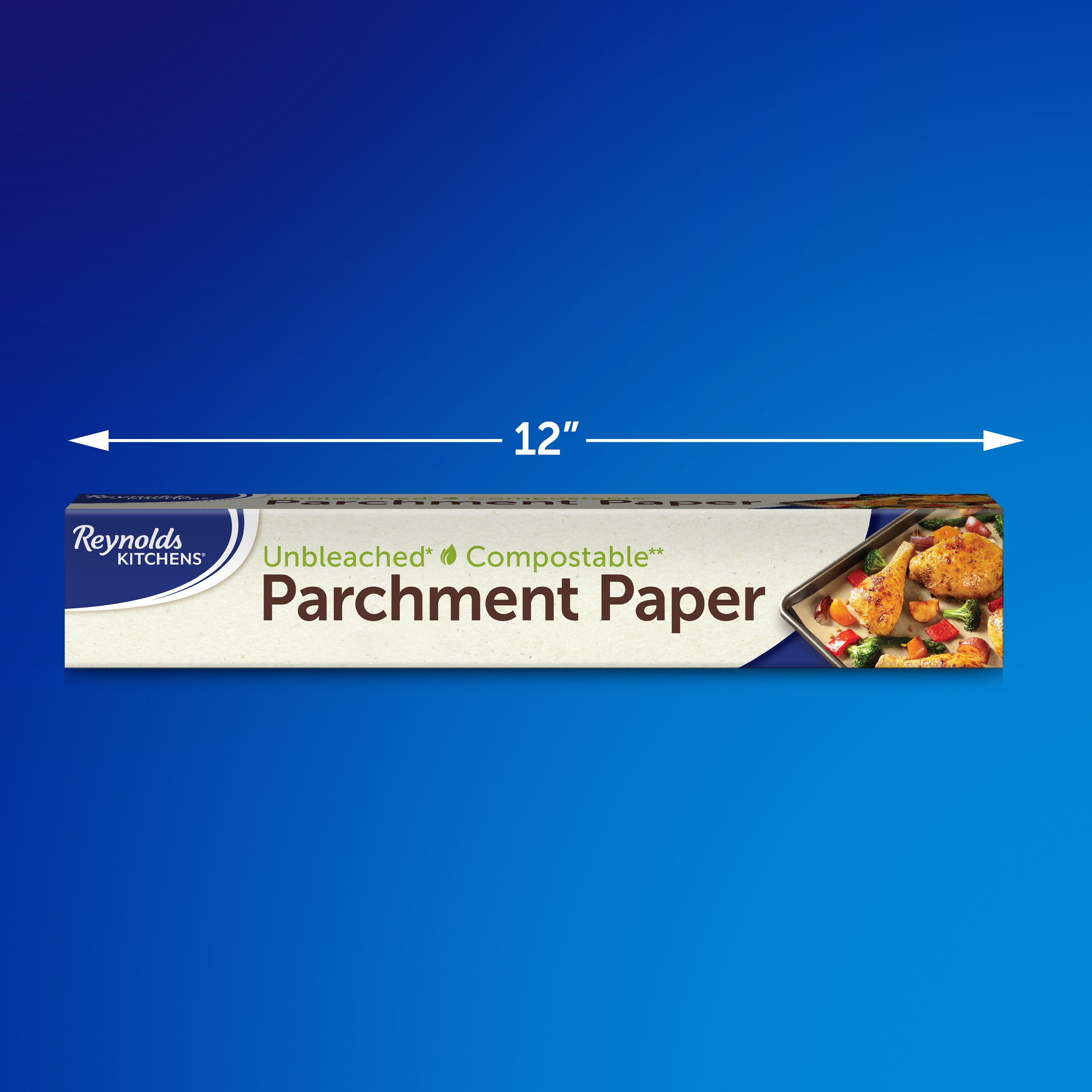  365 by Whole Foods Market, Unbleached Parchment Paper, 72 Sq Ft  : Home & Kitchen