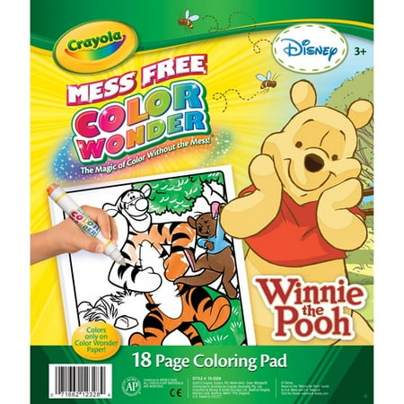 Crayola Disney Winnie the Pooh Color Wonder 18-Page Coloring Pad