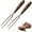 Brown, variant on Bxaolu Carving Fork, Meat Fork, 12 Inch Cooking Fork, Stainless Steel BBQ Fork with Wood Handle, Long Metal Chef Kitchen Forks for Barbecue, Serving, Cooking, Grilling, Brown