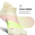 thumbnail image 6 of Feetures Elite Ultra Light Cushion Ankle Socks - Sport Sock with Targeted Compression - Sandy Melon, M (1 Pair), 6 of 7