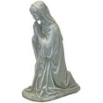 thumbnail image 2 of Solid Rock Stoneworks Kneeling Madonna - 18" Tall - Marble Tone, 2 of 2