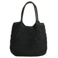 thumbnail image 1 of Bolso Paja Retro Playa Ganchillo Tejido Femenino Gran Capacidad para Mujer, 1 of 9