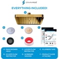 thumbnail image 4 of SparkPod High Pressure Rainfall Shower Head, 1.8GPM, Easy Install, Energy Saving (Egyptian Gold), 4 of 8