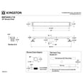 thumbnail image 3 of Kingston BSF2420 Watercourse 24-Inch Stainless Steel Linear Shower Drain with Reversible Tile Insert and Flat Grate in Matte Black, 3 of 9