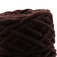 thumbnail image 3 of BLESIYA Chunky Wool Yarn DIY Hand Crocheted Jumbo Tubular Yarn for Shoes Pillow Hats Dark Brown, 3 of 8
