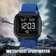 thumbnail image 5 of Reloj digital para hombre Ultrafino Cara grande 50M Impermeable Alarma Reloj de pulsera deportivo, 5 of 9