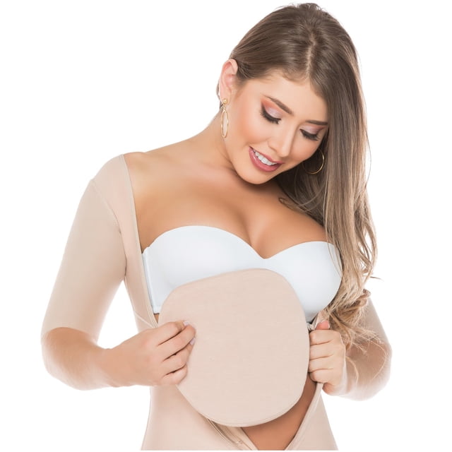 FAJA COLOMBIANA SALOME 2507 TIPO TABLA ABDOMINALCOLOR Beige TALLA T M COLOMBIANS SAL2507