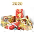 thumbnail image 4 of 27 Hojas de Papel de Envolver de Navidad Papel Kraft para Regalo de Navidad, 27 Rollos de 9 Modelos, 4 of 4