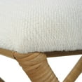 thumbnail image 5 of Uttermost Expedition White Fabric Small Bench, 5 of 6