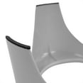thumbnail image 5 of Gibson Home Bow Wow Meow 3 Piece Elevated Pet Bowl Dinner Set in Grey, 5 of 5