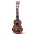 thumbnail image 1 of CIMAXIC Children Small Size Musical Instruments Imitated Ukulele Mini Guitar Playing Toy with Four Strings (44cm, Coffee),17.32"X5.91"X2.36", 1 of 4