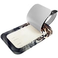 thumbnail image 2 of Square 2Pack PU Leather Tiger Cruise Luggage Tag with Privacy Cover and Name ID Tag for Travel Handbags Backpacks Luggage Tags, 2 of 6