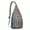 Sky-blue, variant on Nomadic Spirit Sling Backpack - Cultural Geometric Print Crossbody Bag, Durable Hiking Essential