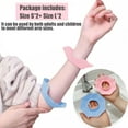 thumbnail image 3 of Waterproof Silicone Wristband Cuff for Washing Hands Splash Guard Bracelet for s Adults Bathroom Grooming Aid(B), 3 of 5